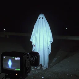 photo of a ghost, neo - future, highly detailed environment, found footage, 2 4 0 p, low quality camera, crt footage, vhs camera, depressing, lonely, movie, movie screengrab, y 2 k aesthetic, screengrab, in the style of bill pope, frank griebe
