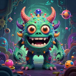psychedelic monster