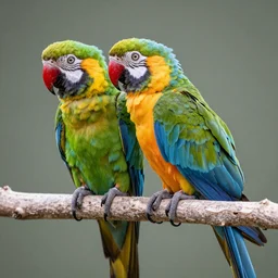 beautiful parrots
