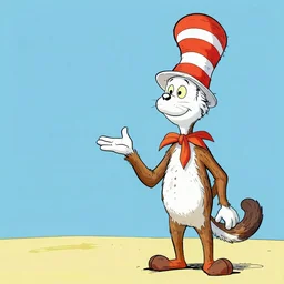 Chip 'n Dale, in style of dr. seuss