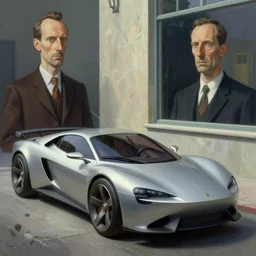 Futuristic cyberpunk car,highly detailed, very coherent, painted by Francis Bacon and Edward Hopper, Wayne Barlowe, painted by James Gilleard, surrealism, airbrush,  art by JamesJean