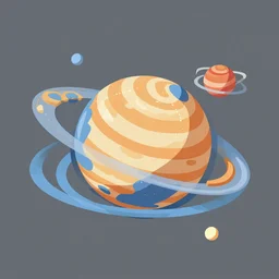 solar system isometric