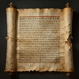 ultra - realistic photo of a partially damaged dead sea scroll in the style of al - azif with nabeatean aramaic in columns, dark, brooding, volume lighting, atmospheric lighting, painted, intricate, ultra detailed by dave dorman, jason edminston, bob eggleton, hr giger, well composed, best on artstation, cgsociety, epic, stunning, gorgeous, intricate detail, wow, masterpiece