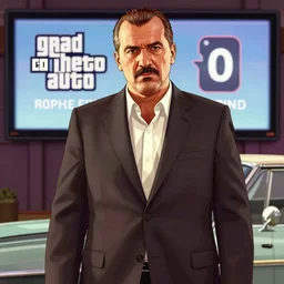 josip tito in gta v, cover art by stephen bliss, boxart, loadscreen.