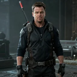 Matt Damon as commander shepherd in mass effect