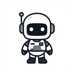 a cute solider robot, digital art, iconic icon, 2 d vector logo, cartoon, t - shirt design