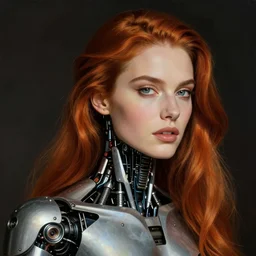 An Ottoman cyborg designed by Nam June Paik, Man Ray, portrait by Annie Liebovitz
