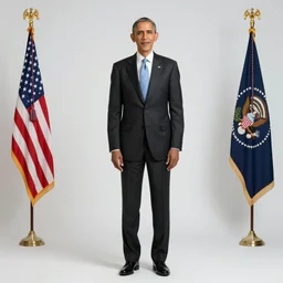 president obama , full body shot , full model