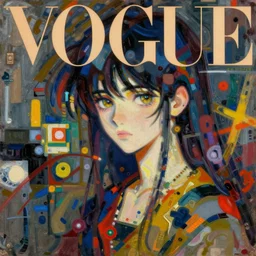 anime vogue, intricate oil painting by john singer sargent, trending on artstation, abstract, greg rutkowski