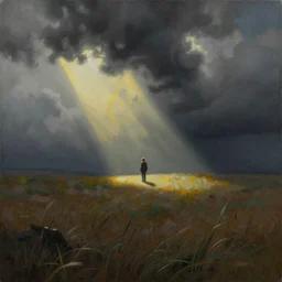 hyper - detailed painting of the interpretation of loneliness