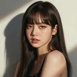 portrait of lisa blackpink as an architect highly detailed digital painting, cinematic lighting, light and shadow photography technique, artstation concept art sharp focus illustration art by artgerm