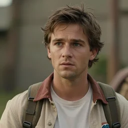 Live Action Still of Jerma985 in The Goonies, real life, hyperrealistic, ultra realistic, realistic, highly detailed, epic, HD quality, 8k resolution, body and headshot, film still