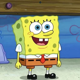real - life sponge bob in a pop music video