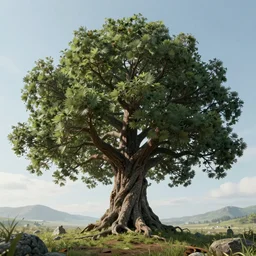 the tree of yggdrasil, astrophotography, 4 k resolution, octane render, unreal engine, ultradetailed, photorealistic, ultrarealism, trending on artstation