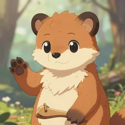 < fursona > male ] furry fursona > stoat