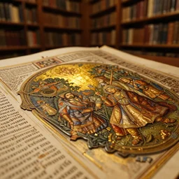 library, by albert bierstadt, by annibale carracci, by caravaggio michelangelo merisi, by pieter bruegel the elder, illustration, hand - drawn, illuminated manuscript, resin, jigsaw, indian art, bokeh, cinematic, dramatic, golden hour, photography, schlieren, vintage, daguerrotype, ultra - wide angle, closeup -