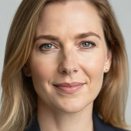 a close up portrait photo of daisy pagac, consultant in chad, by paula lehner