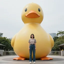 a giant duck, a still of attack of the 5 0 ft. woman ( 1 9 9 3 )