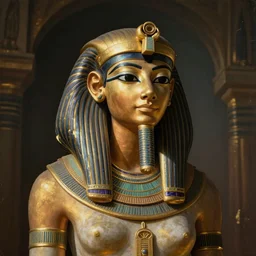 majestic gracious regal seductive deity isis portrait, ancient egyptian, atmospheric lighting, curvy, painted, intricate, volumetric lighting, beautiful, rich deep colours masterpiece, golden hour, sharp focus, ultra detailed, by leesha hannigan, ross tran, thierry doizon, kai carpenter, ignacio fernandez rios