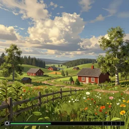 Estonian countryside as a PS1 first person video game