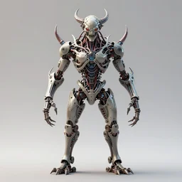neuromorphic immortal beast from chinese mythology, symmetrical fullbody rendering, extremely detailed, nanotech demonic monster horror, by james jean, by so rossdraws, frank franzzeta, mcbess, sakimichan, brosmin, danton fadeev, steve simpson