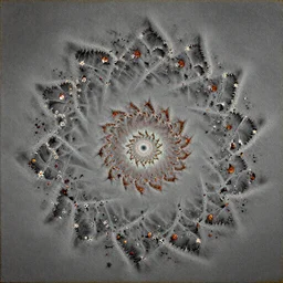 closeup of fractal art, featured on deviantart, featured, highlight, beksinski, highly detailed,soft lighting, film grain, medium format, 8k resolution, oil on canvas