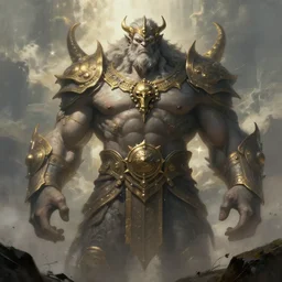 north mythology concept art painting of ymir the ancestor of all giants
