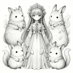 sketchbook cute creatures kawaii amime, magnificent, medium shot, details, sharp focus, elegant, highly detailed, illustration, by jordan grimmer and greg rutkowski, intricate, beautiful, trending artstation, pixiv, digital art