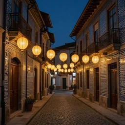 winding street at midnight in a very old very beautiful city by George Price Boyce and Donato Giancola and William Dyce, glowing paper lanterns, strong dramatic cinematic lighting , ornate tiled architecture, lost civilizations, smooth, sharp focus, extremely detailed, trending on artstation, by Noah Bradley