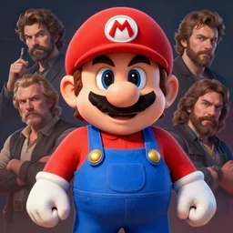 photorealistic super mario, detailed, centered, digital painting, artstation, concept art, donato giancola, joseph christian leyendecker, wlop, boris vallejo, breathtaking, 8 k resolution, extremely detailed, beautiful, establishing shot, artistic, hyperrealistic, beautiful face, octane render, cinematic lighting, dramatic lighting, masterpiece