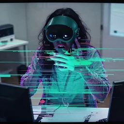 disturbing glitchy entity, cctv footage