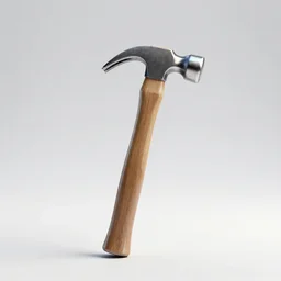 3 d render of hammer, stock photo