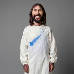 jesus in virgil abloh streetwear by nicola samori, off - white style