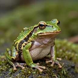 a singing frog