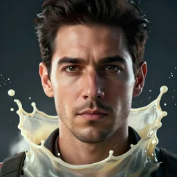, vinsant vega with potato splash art, movie still, detailed face, photorealistic facial features, cinematic lighting, dramatic, octane render, long lens, shallow depth of field, bokeh, anamorphic lens flare, 8 k, hyper detailed, 3 5 mm film grain