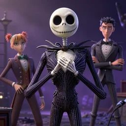 jack skellington as a cosmic horror by garfield greg rutkowski, stanley artgerm lau and jason chan highly detailed, cinematic lighting, octane render, unreal engine lumen, very coherent. cinematic, hyper realism, high detail, octane render, 8 k