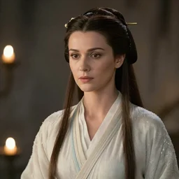 Photo of Bulgarian actress Neda Spasova as Princess Leia