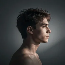 minimalistic male profile picture