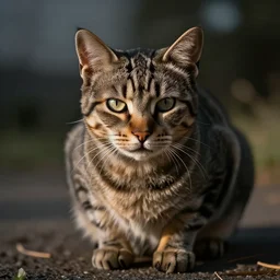 upset tabby cat, photography, very realistic, very detailed