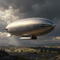 concept art renault airship, by florian dreyer, artstation