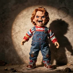 julius screaming chucky doll caesar