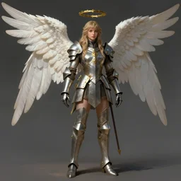 concept art, angel knight girl. by artstation trending, by joseph mallord william turner, luis royo, konstantin razumov, highly detailed