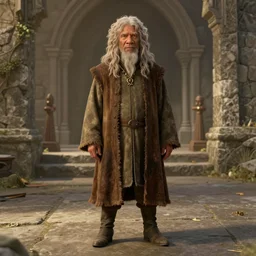 morgan freeman starring as gimli in lord of the rings, full body, still from a pixar movie, high quality 3 d render, movie, pixar, renderman, 4 k, artstation