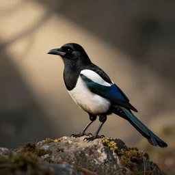 Furry magpie art
