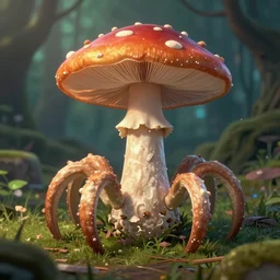 mushroom with eight legs monster dnd rpg