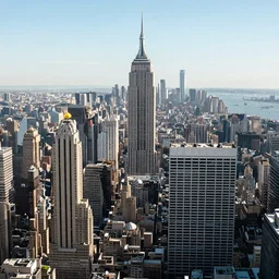 a huge bustling city
