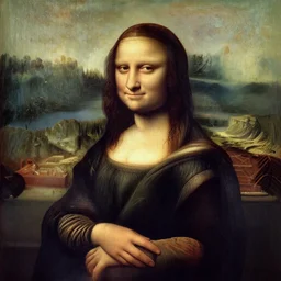 Nikola Tesla in the mona lisa painting