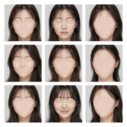 a frame of every image combined