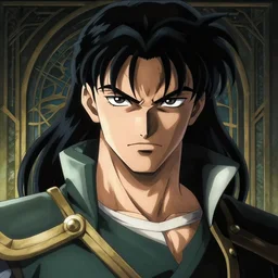 ilya kuvshinov anime illustration of conan the barbarian, fine detail, perfect anime face, dramatic lighting, dynamic composition, moody, art deco, cel shading, vivid, stippled lighting, rich texture, yoshinari yoh, alphonse mucha, takashi murakami, ( ( ( colorful ) ) ), eguchi