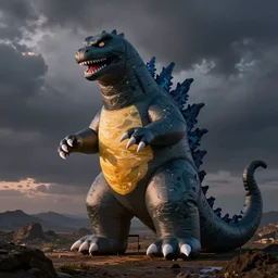 wacky inflatable godzilla